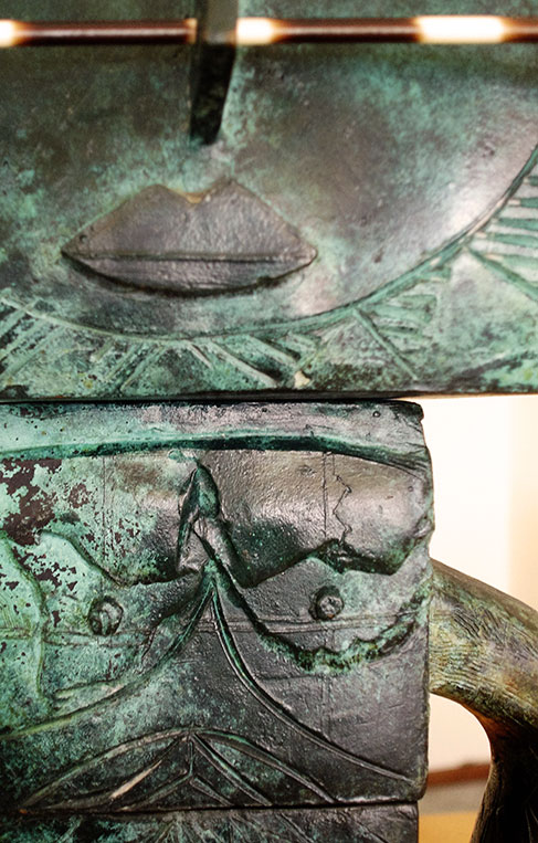 Bronze Warrior, Detail